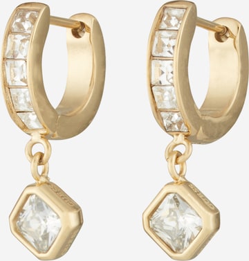 Boucles d'oreilles GUESS en or : devant