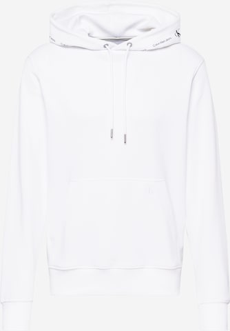 Calvin Klein Jeans Sweatshirt in White: front