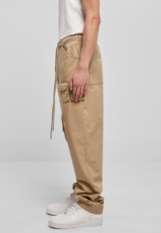Urban Classics Loosefit Cargobroek in Beige