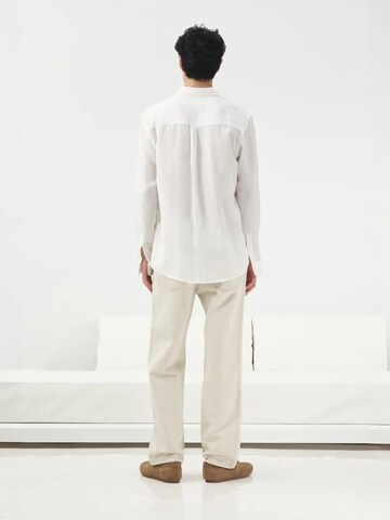 Regular fit Camicia di Giesto in bianco