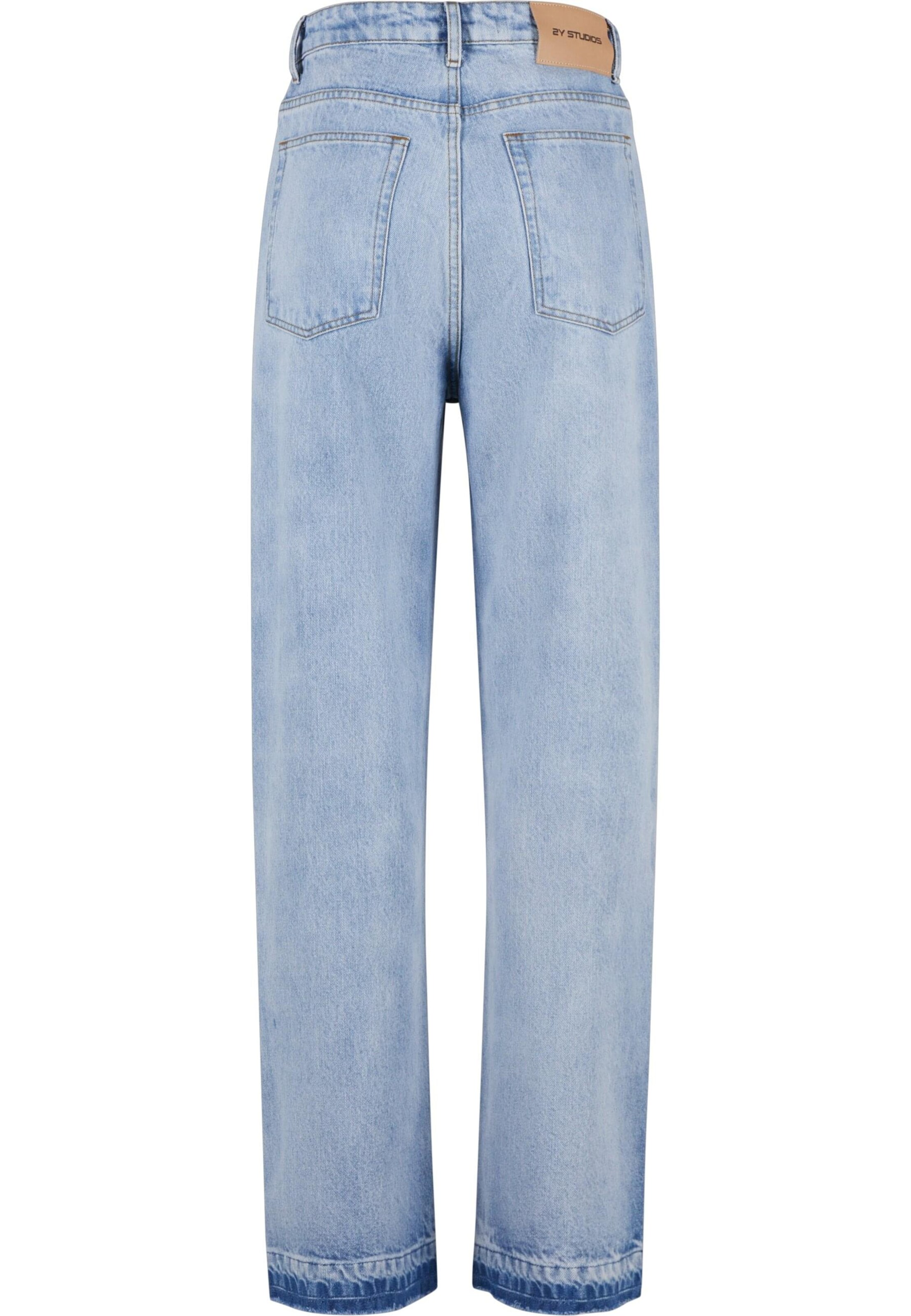 2Y Studios Wide leg Jeans 'Vulna' i blå