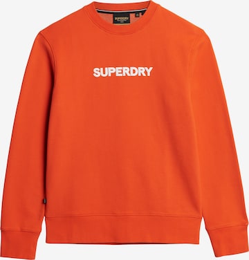 Sweat-shirt Superdry en rouge : devant