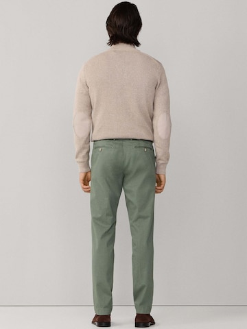 Hackett London Slimfit Pantalon 'Kensington' in Groen