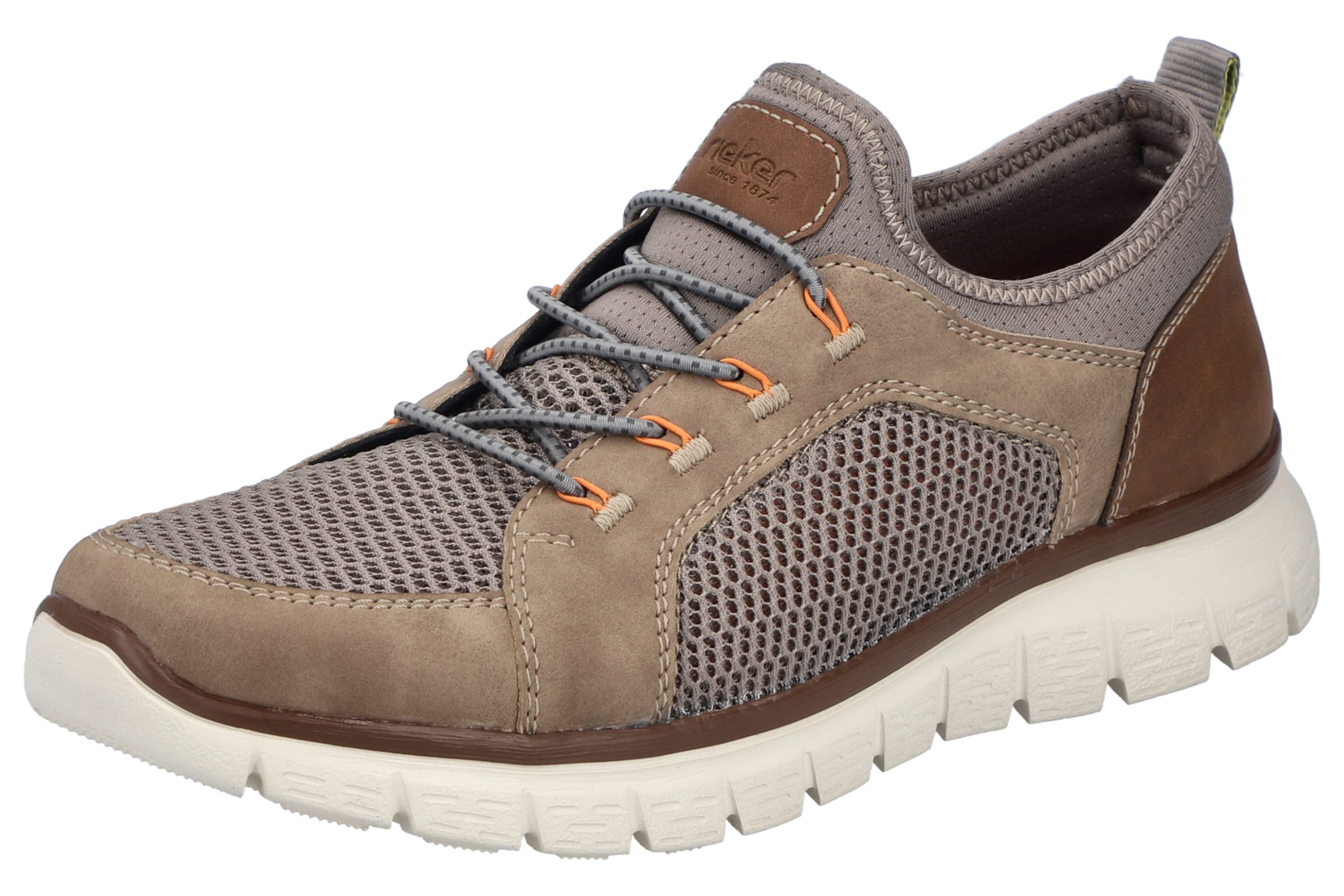 Slip on Rieker en beige : devant