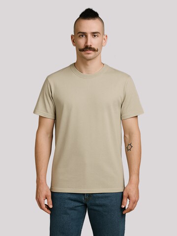 T-Shirt 'Escape Discover the World Mountain' F4NT4STIC en beige