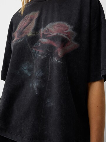 Bershka Oversized paita värissä harmaa