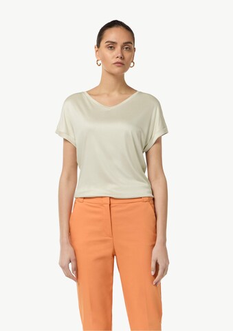 COMMA Shirt in Beige: voorkant