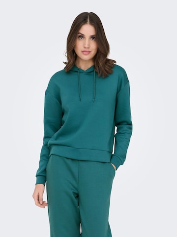 Sweat de sport ONLY PLAY en bleu : devant