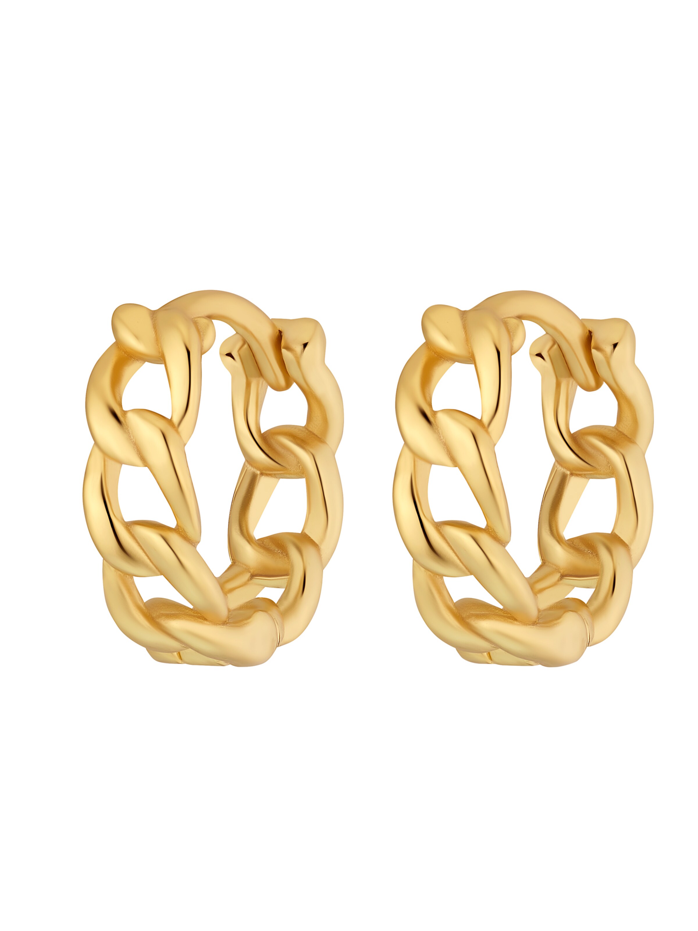 Boucles d'oreilles 'Smily' Heideman en or : devant