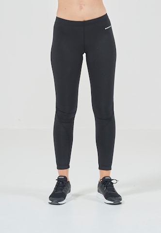 ENDURANCE Skinny Sportbroek 'VALENCIA Winter XQL' in Zwart: voorkant