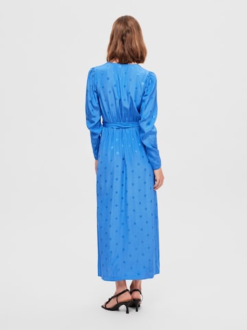 SELECTED FEMME Jurk 'Ludwika' in Blauw