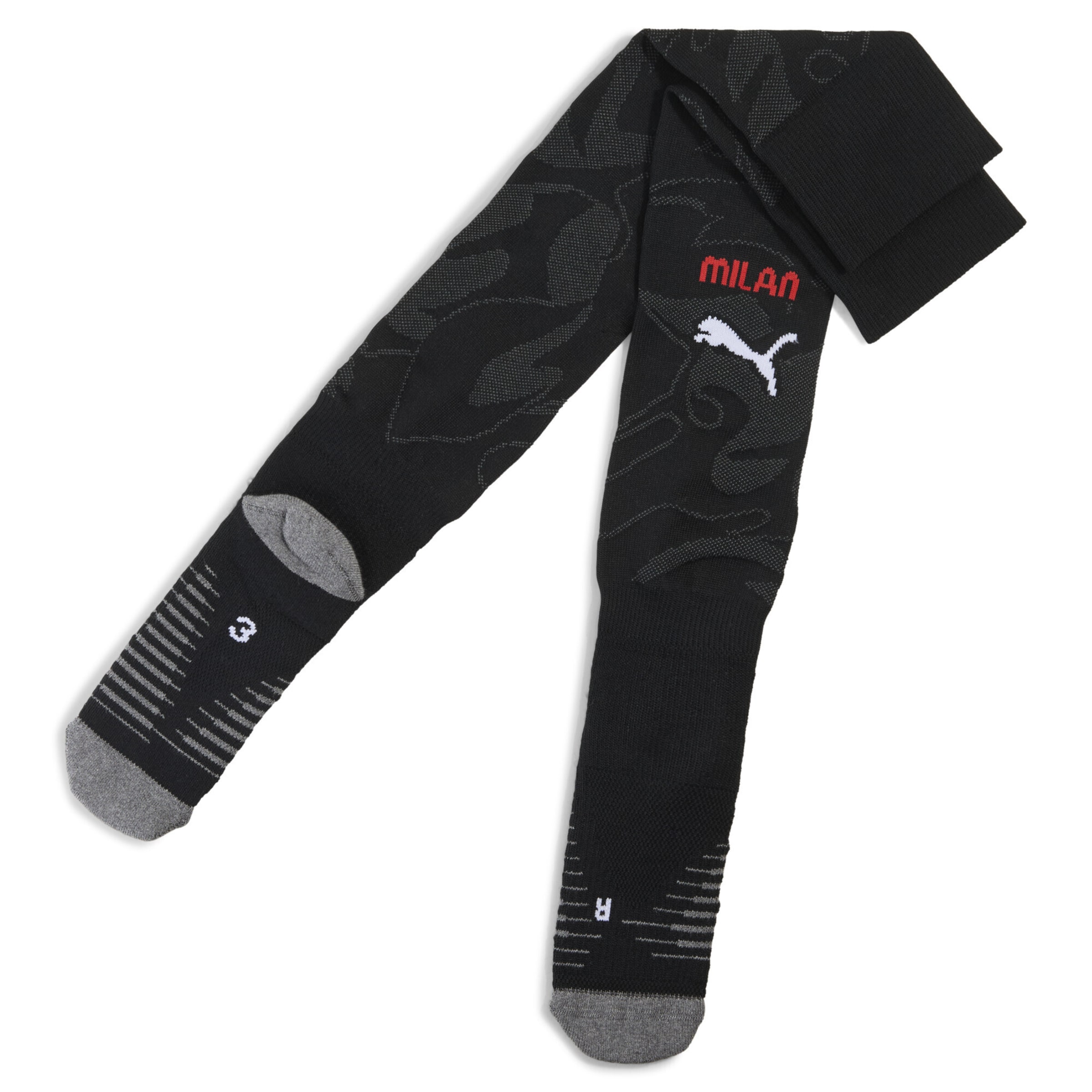 PUMA Sportsocken 'AC Milan 25/26' in Schwarz: Vorderseite