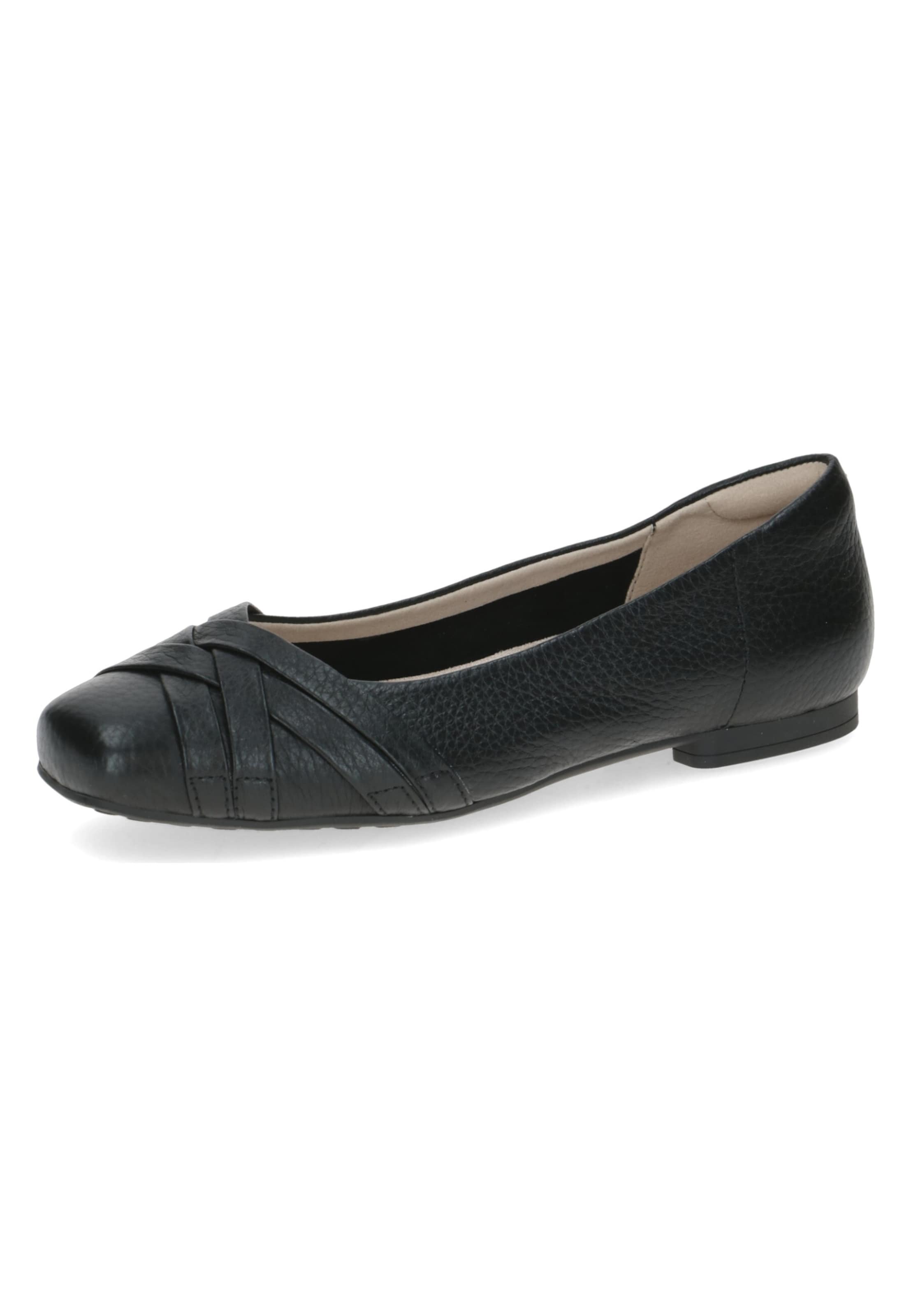 CAPRICE Ballerina in Black: front