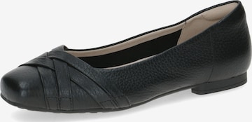 Ballerines CAPRICE en noir : devant