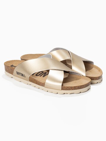 Bayton - Zapatos abiertos 'GOMERA' en oro
