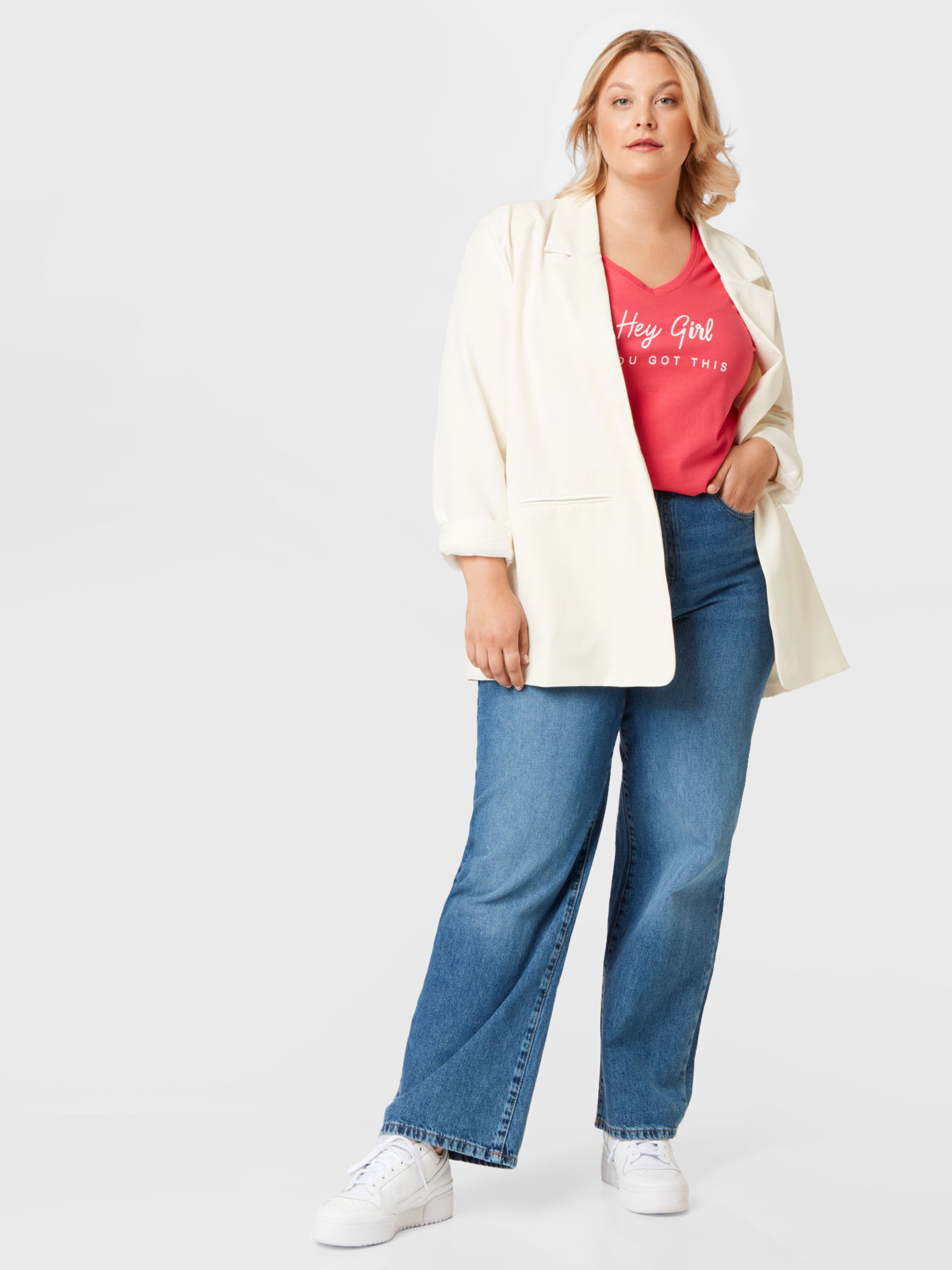 Frauen Shirts & Tops ONLY Carmakoma T-Shirt 'LOTTI' in Hellrot - ZI46011 Frauen Shirts & Tops ONLY Carmakoma T-Shirt 'LOTTI' in Hellrot - ZI46011