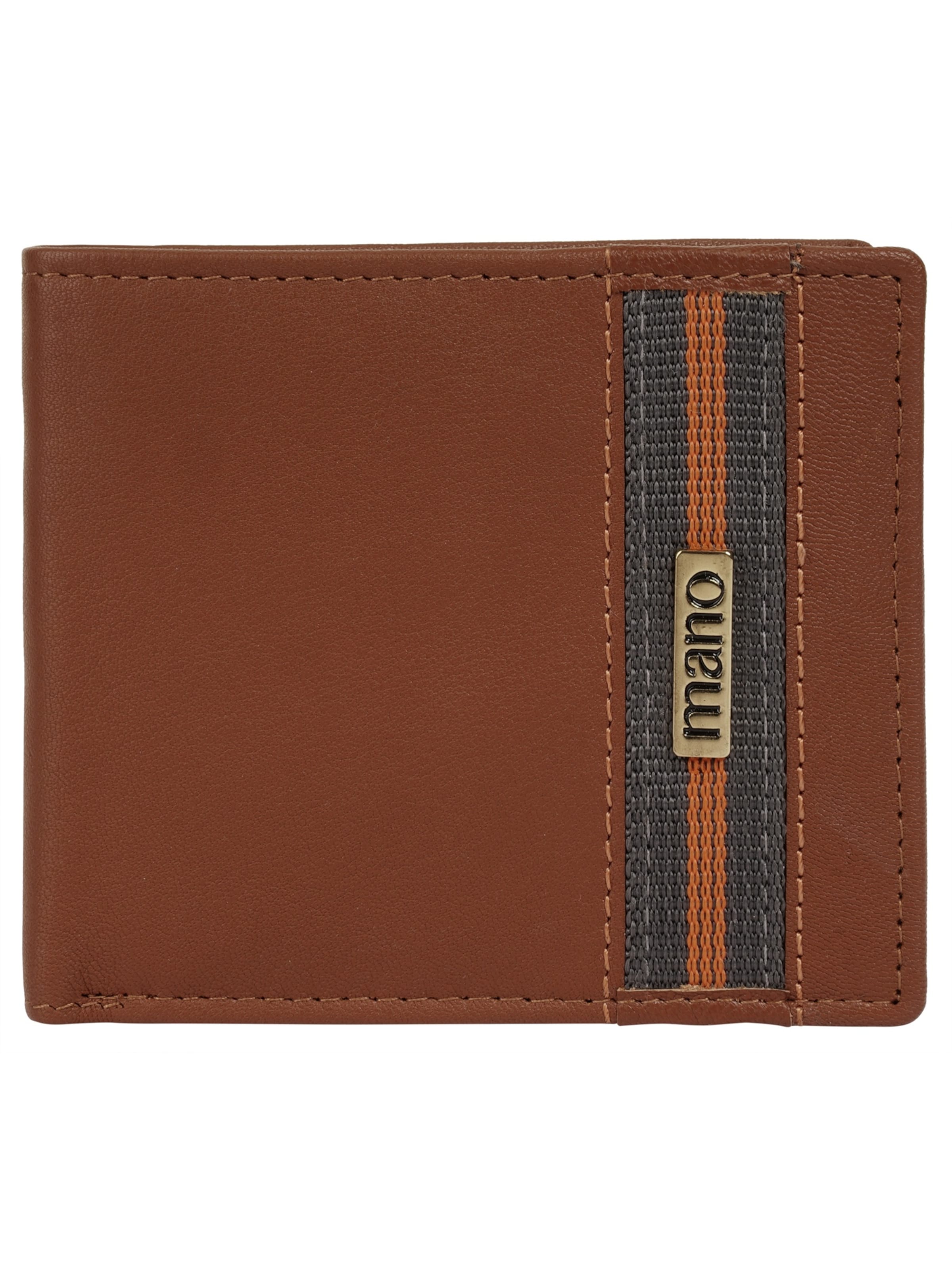 Porte-monnaies mano en marron : devant