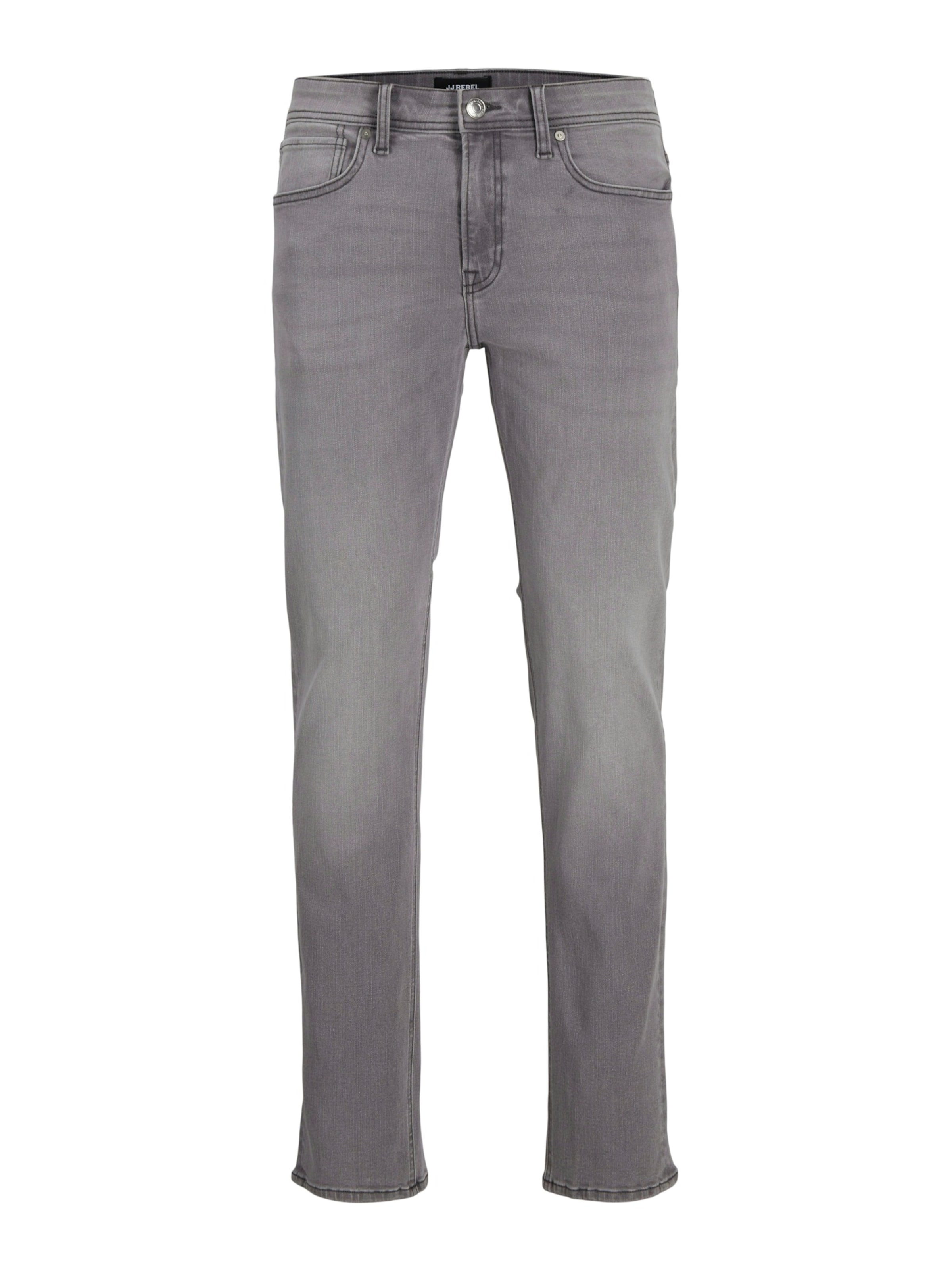 JJ Rebel Slim fit Jeans 'JREBADAM' in Grey: front