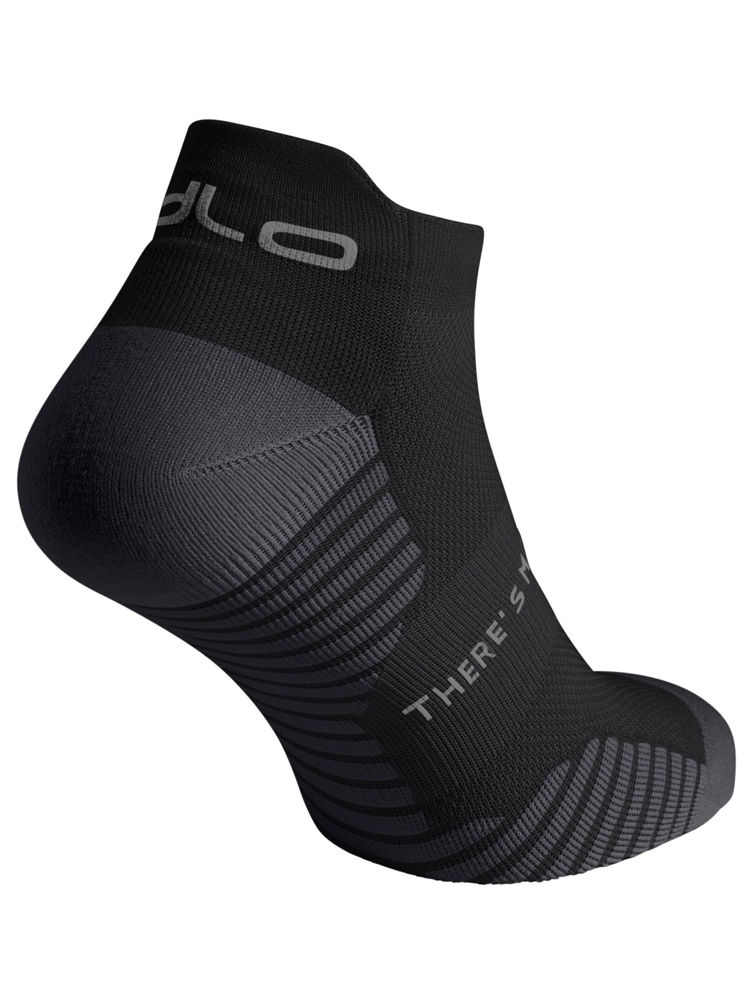 ODLO Athletic Socks 'PERFORMANCE RUN' in Black