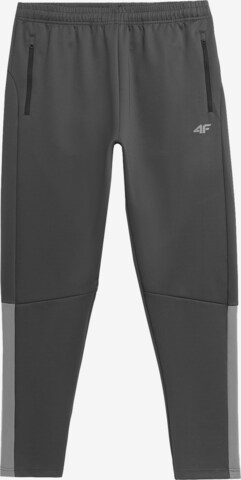 Regular Pantalon de sport 4F en gris : devant