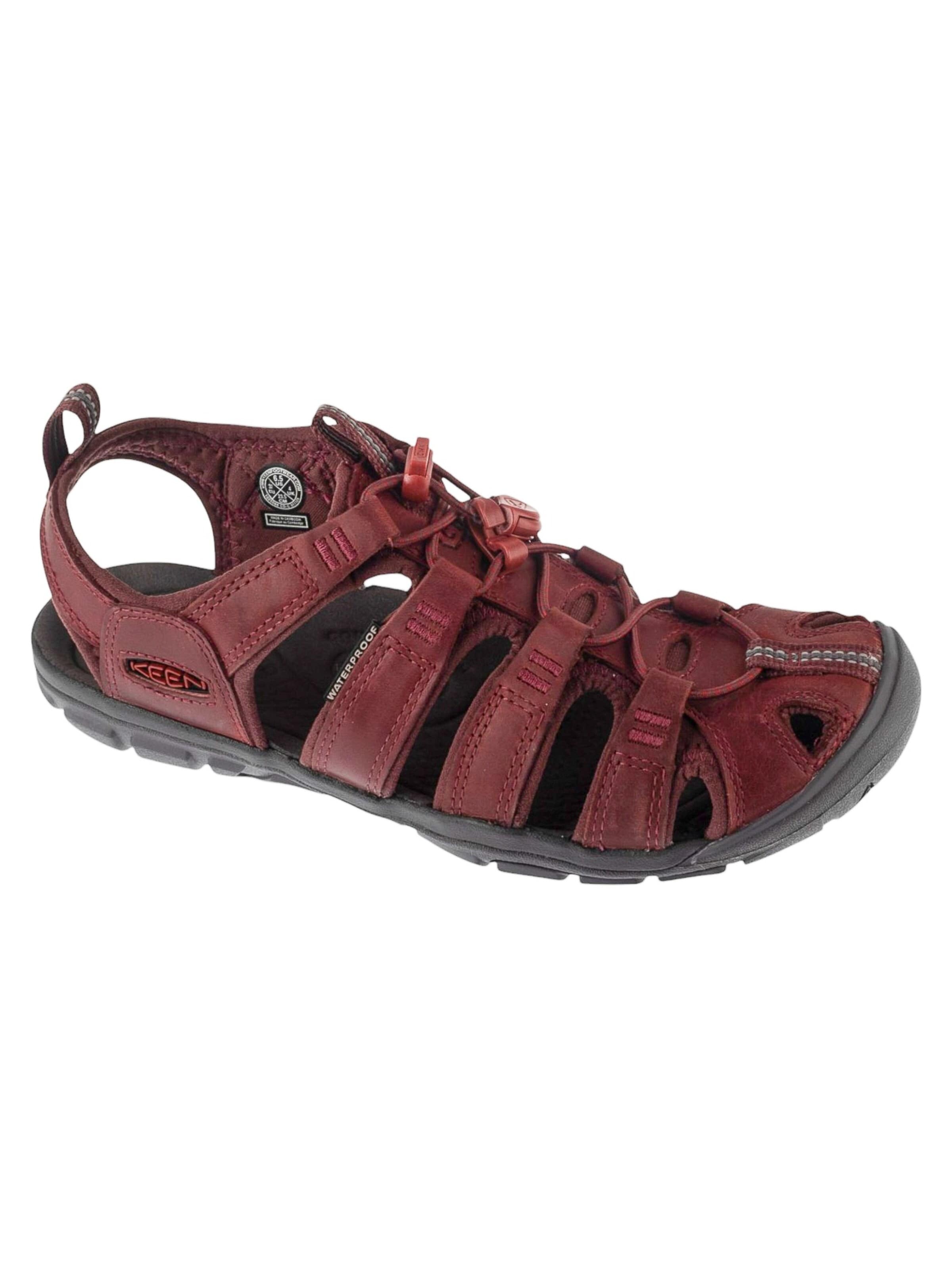KEEN Sandale 'Keen Clearwather Cnx Leather Sandal'‌‌‌‌‌‌‌‌‌‌ in Rot: Vorderseite