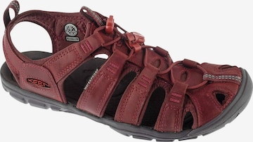KEEN Sandale 'Keen Clearwather Cnx Leather Sandal' in Rot: Vorderseite