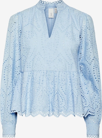 YAS Bluse 'YASHoli' i blå: forside