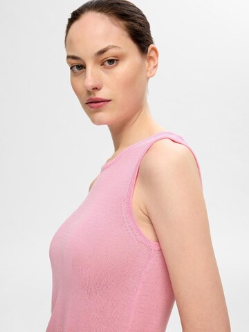 SELECTED FEMME Knitted top 'Moon' in Pink