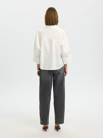 SELECTED - Blusa en blanco