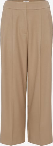 Wide Leg Pantalon à plis 'Mozy' OPUS en beige : devant