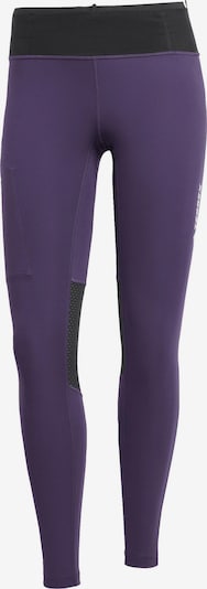 ADIDAS TERREX Lauftights 'XPERIOR' in M in dunkellila / schwarz, Produktansicht