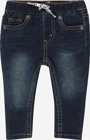 Levi's Kids - Skinny Vaquero en azul: frente