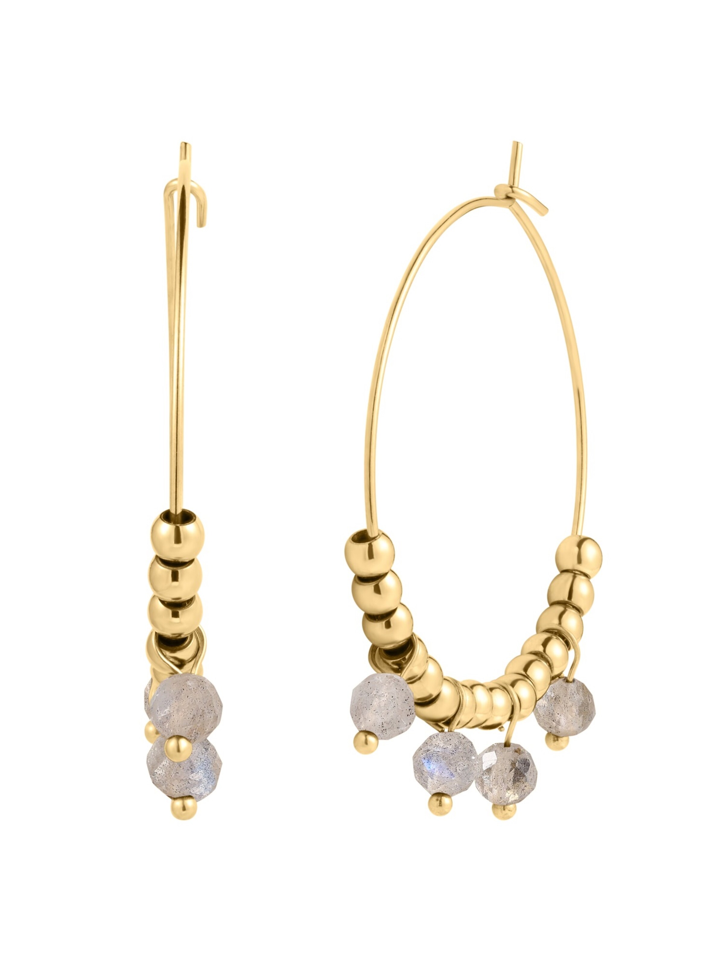 Eastside Oorbellen in Goud: voorkant