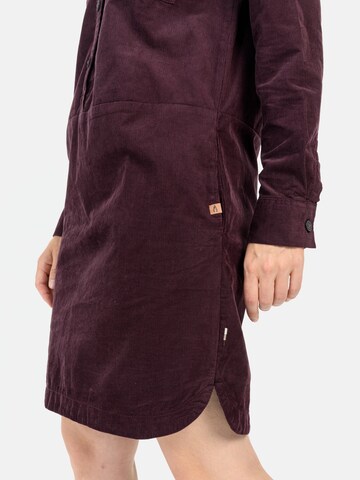 CAMEL ACTIVE Cordkleid aus reiner Baumwolle in Rot