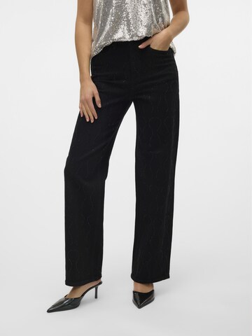 VERO MODA Loosefit Jeans 'TESSA' i sort: forside