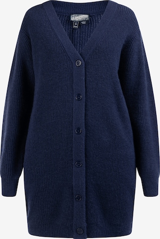 DreiMaster Vintage Knit cardigan in Blue: front