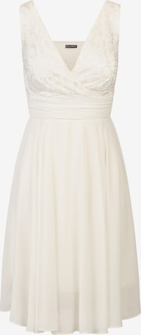 Kraimod - Vestido de gala en blanco: frente