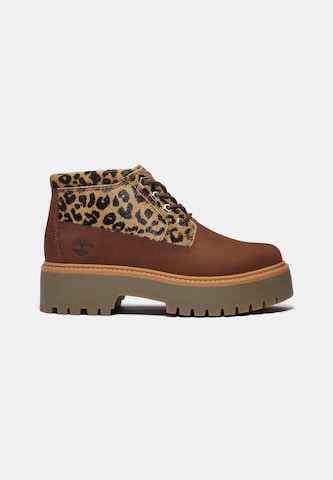 TIMBERLAND Ботинки на шнуровке в Коричневый