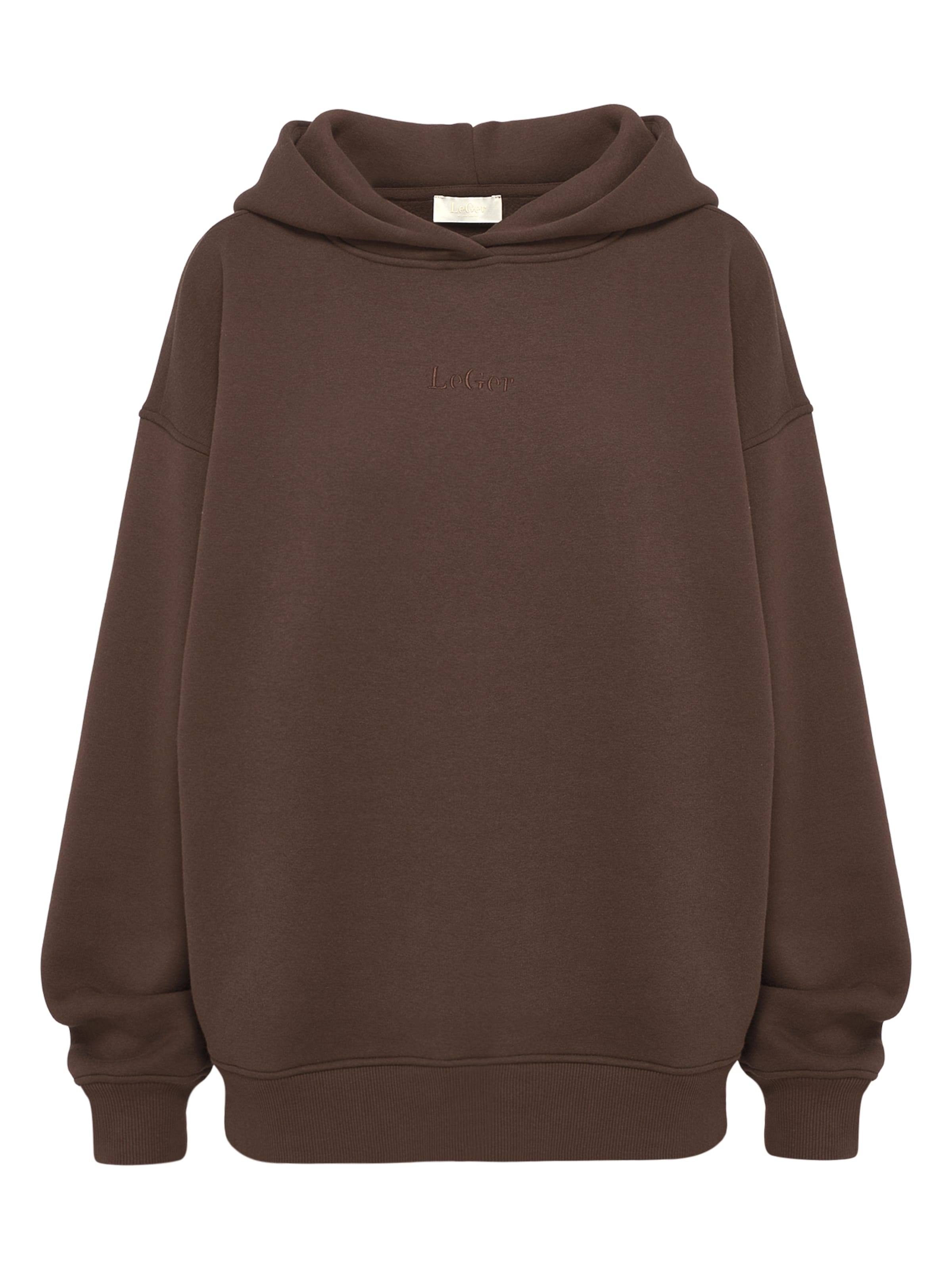 LeGer by Lena Gercke Μπλούζα φούτερ 'Abby' σε καφέ: μπροστά