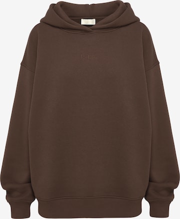 Sweat-shirt 'Abby' LeGer by Lena Gercke en marron : devant