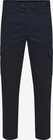 SELECTED HOMMECargo hlače 'Buxton' - plava boja: prednji dio
