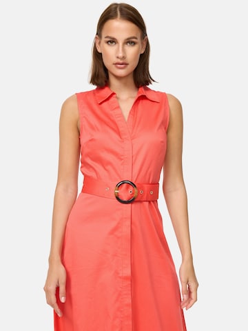 Orsay Shirt Dress in Orange