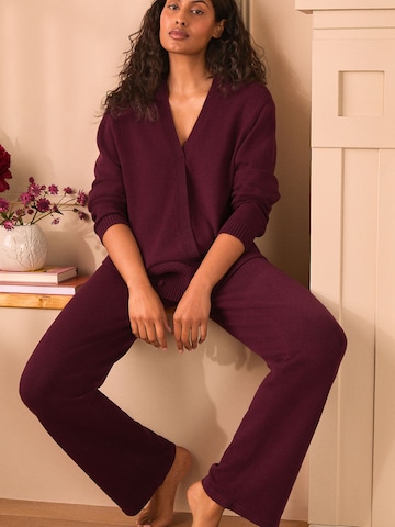 Wide leg Pantaloni di LAURA ASHLEY in rosso