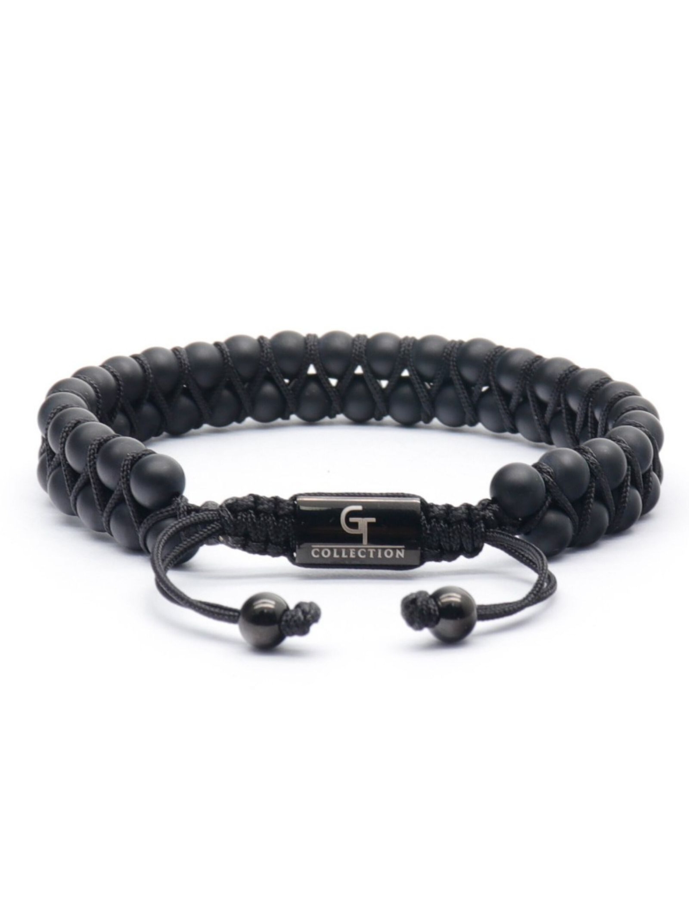 Bracelet 'Double-Bead' GT Collection en noir