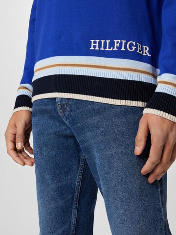 TOMMY HILFIGER Sweter w kolorze niebieski