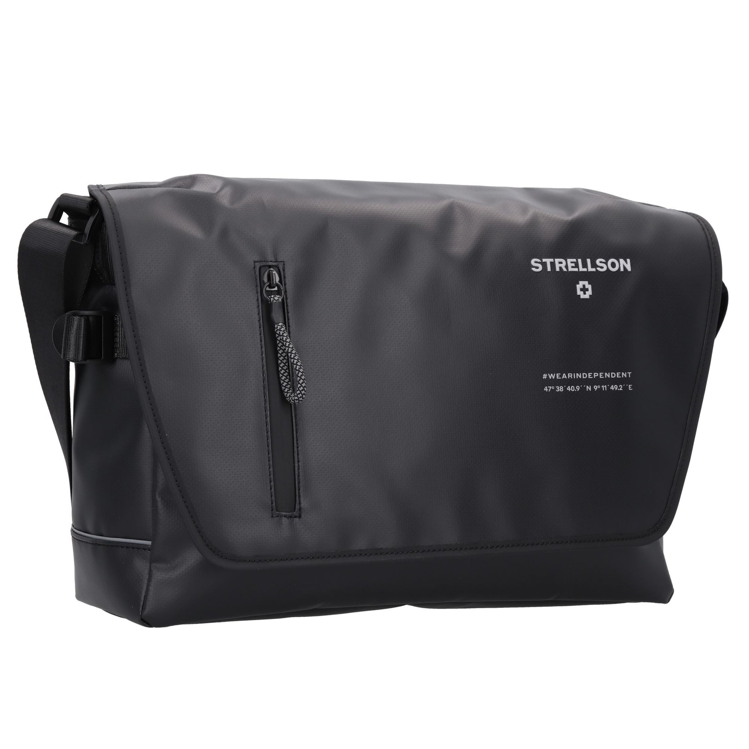 STRELLSON Τσάντα ταχυδρόμου 'Stockwell 2.0 Dorian' σε μαύρο