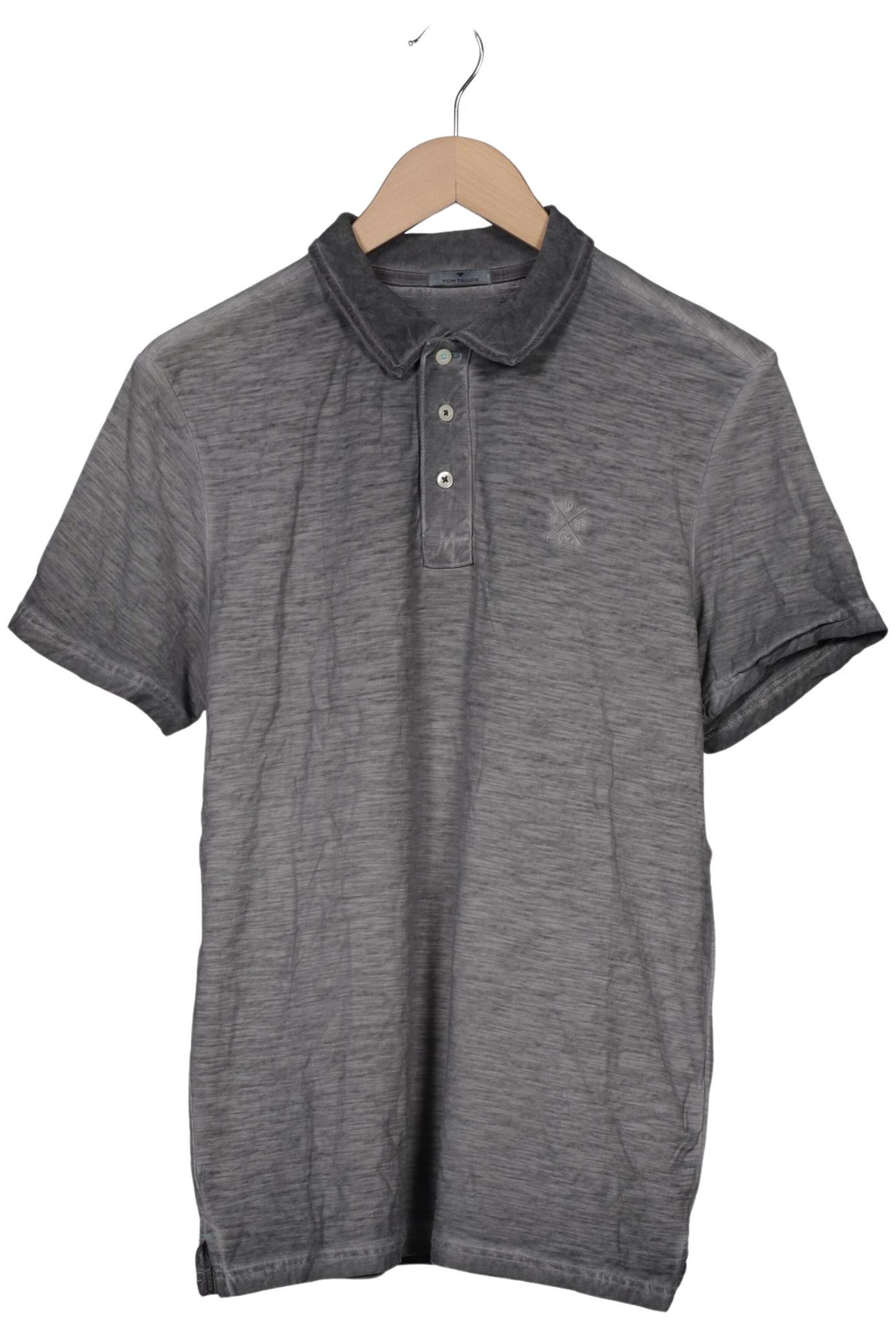 TOM TAILOR DENIM Shirt in S in Grey: front