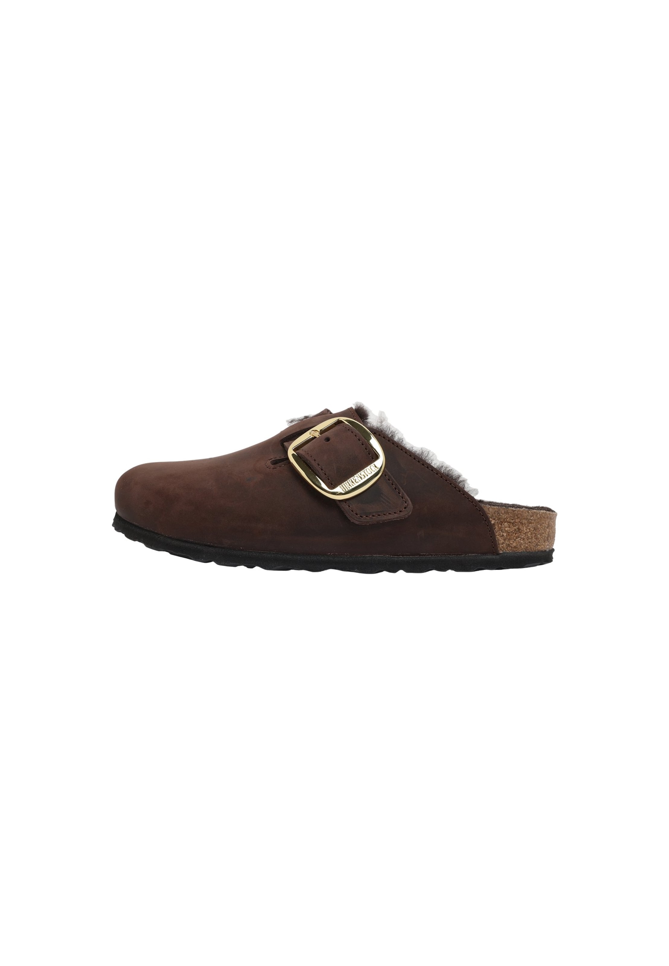 BIRKENSTOCK Slipper 'Boston' in Braun: Vorderseite