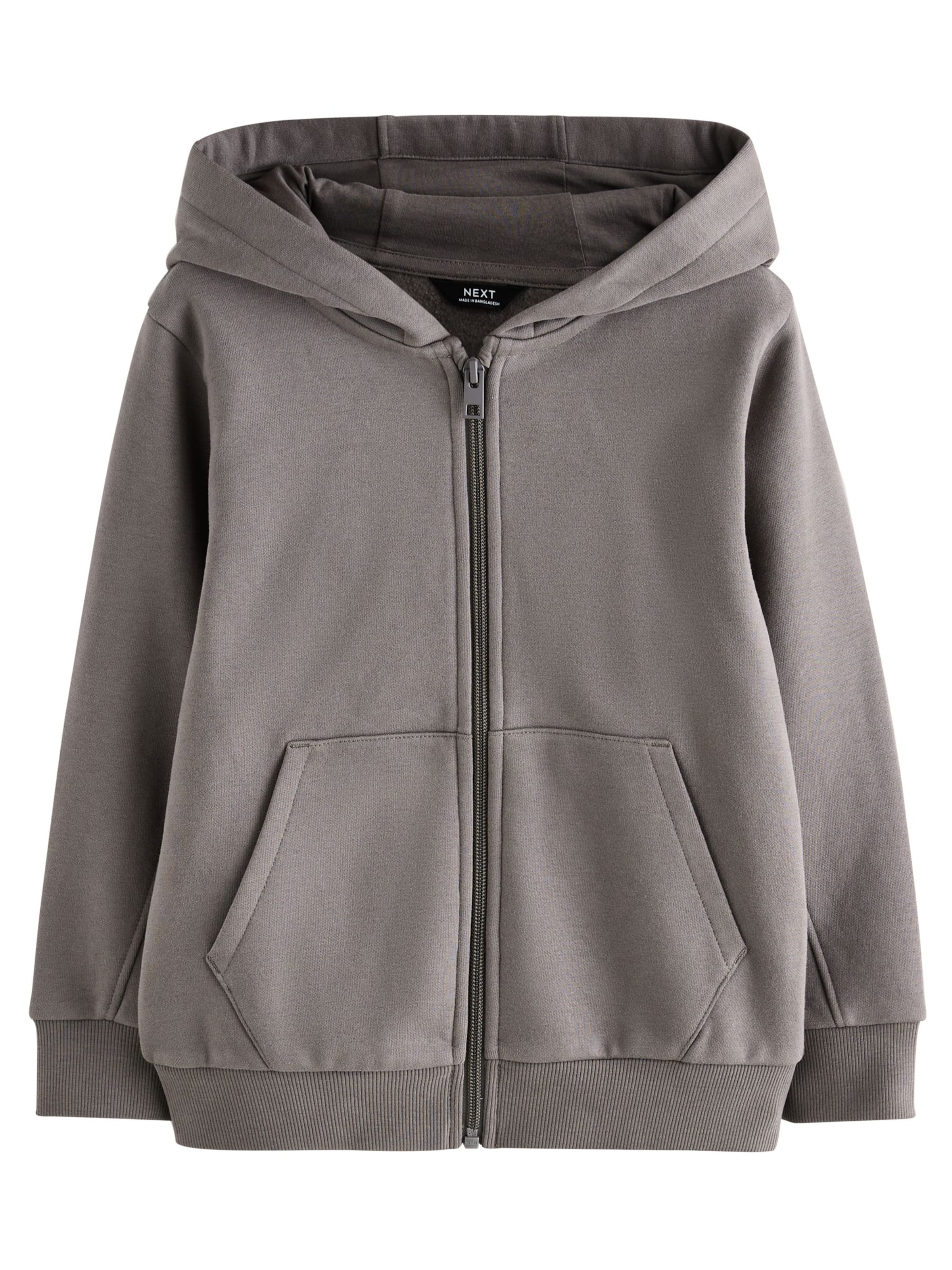 Next Sweat jacket in Grey: front