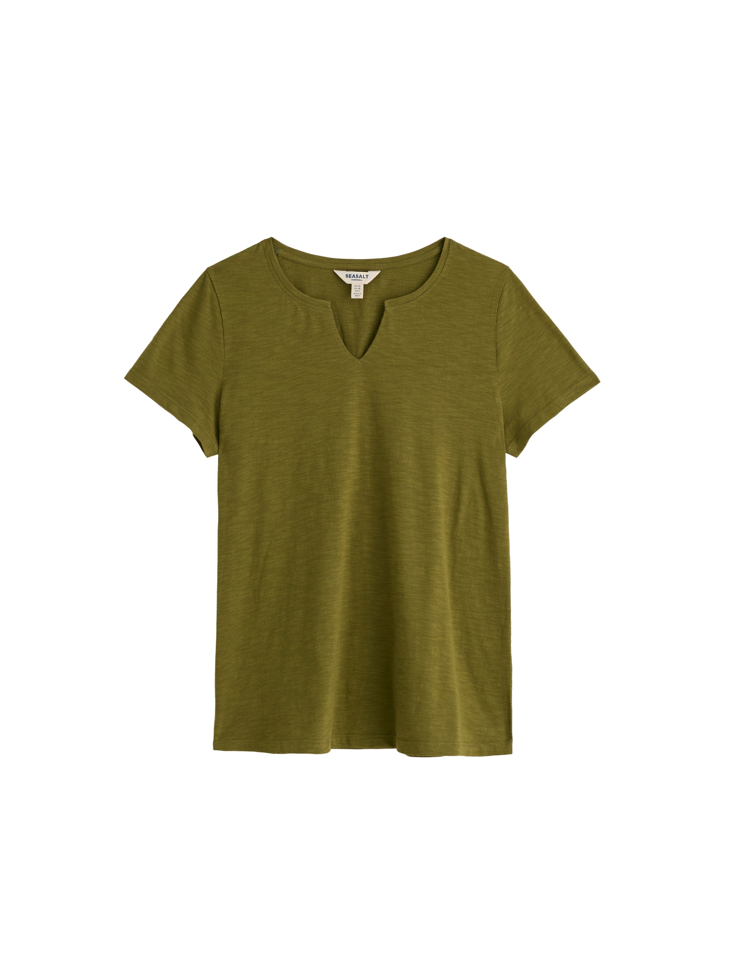 Seasalt Cornwall Shirt ' Kellow ' in Grün: Vorderseite